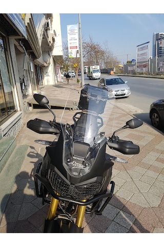 16-19 Honda Afrıca Twın Uzun Cam Zeus Şeffaf 58cm 4mm