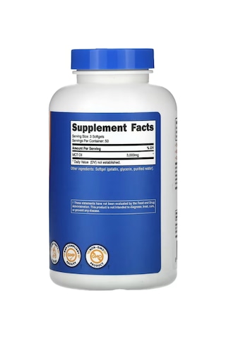 Nutricost, Mct Oil, 3,000 Mg, 150 Softgels 1,000 Mg Per Soft...