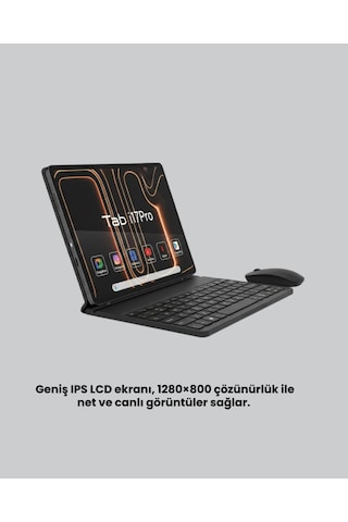 Android 15 Tablet Klavyeli Mouse Lu Profesyonel Set