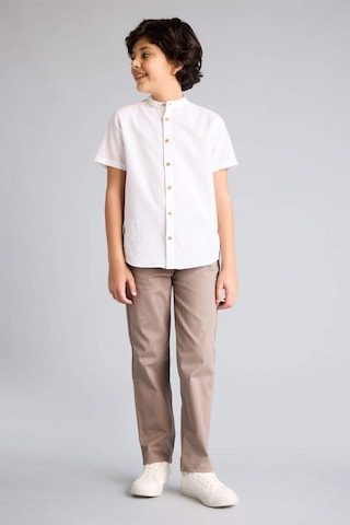 Defacto Regular Fıt Düz Paça Gabardin Pantolon Erkek Çocuk G8009a826spbg250 Bej-bg250