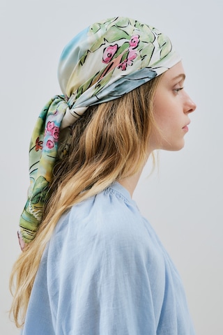 Saten Desenli Şal Summer Holıday Summer Holıday