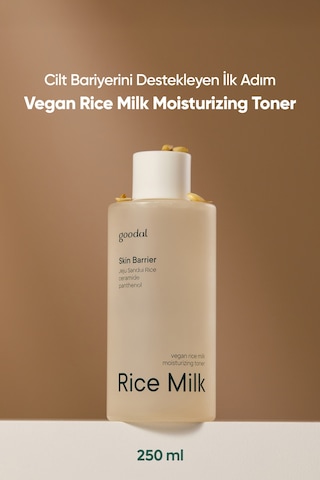Pirinç Sütü İçerikli, Nemlendirici Vegan Tonik Goodal Vegan Rice Milk Moisturizing Toner