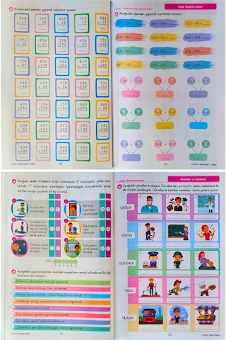 3.sınıf Etkinlikli Çalışma Seti 5 Kitap Toplam 767 Sayfa