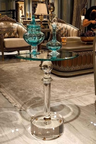 Dulda Akrilik İris Sehpa Şeffaf