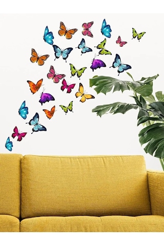 Stiker İç Dekorasyon Duvar Stickerları 141609988 Açık Mavi