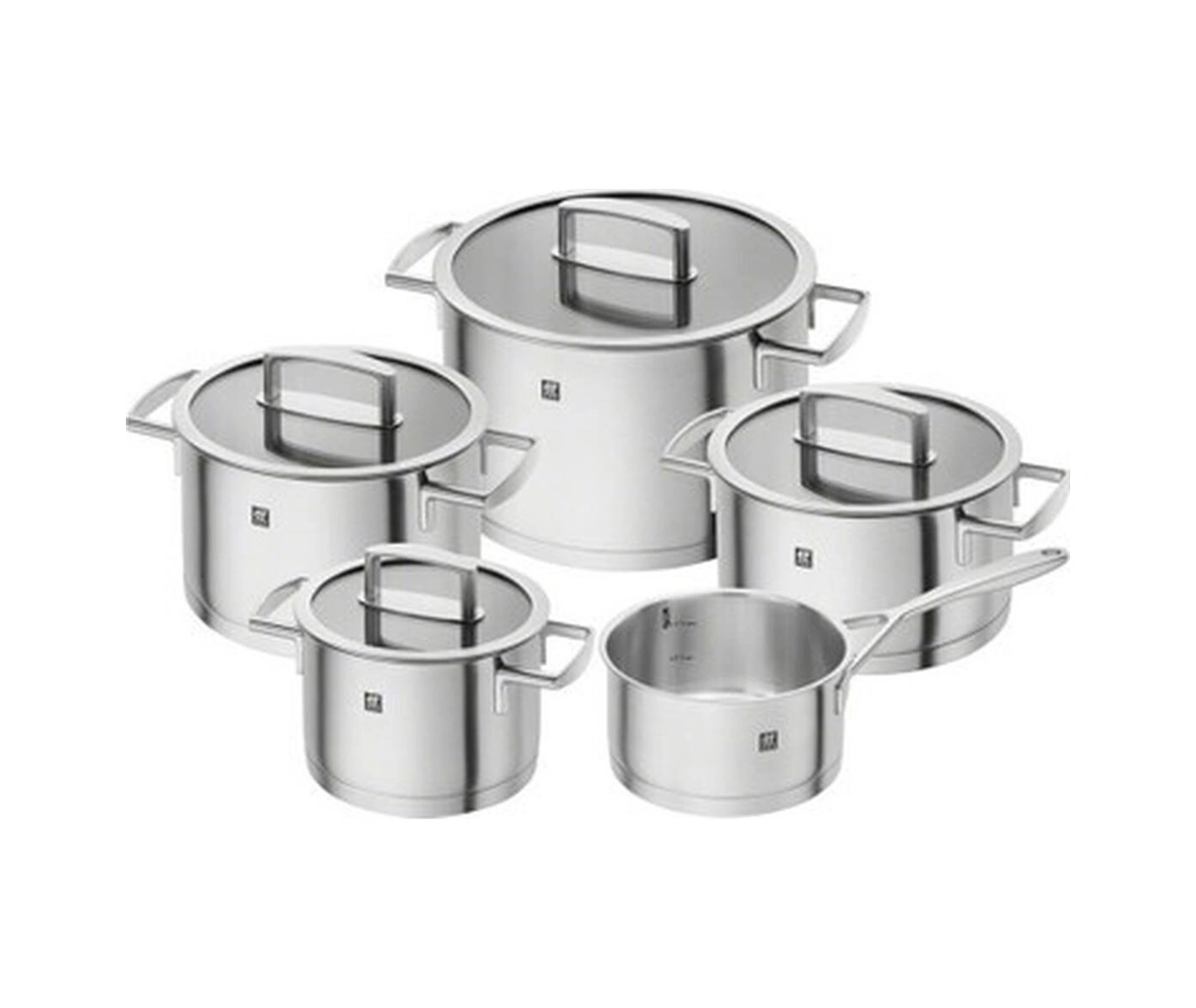 Zwilling 664600002 Vitality Tencere Seti, 5 Parça Bakır - Siyah