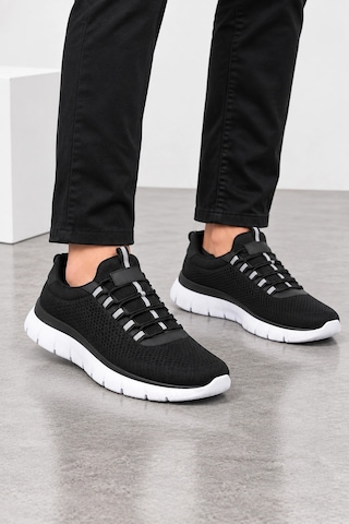 Ht Hotin Tundra Erkek Günlük Spor Sneaker Ayakkabı Siyah-beyaz SİYAH-BEYAZ