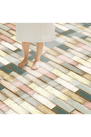 Tongxida Ahşap Desenli Pvc Duvar Çıkartması - Su Geçirmez, Oturma Odası İçin Diğer