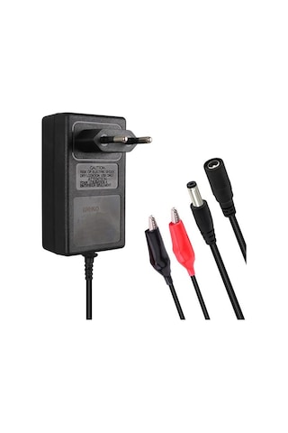 Weko 14.4 Volt - 2 Amper 5.5 2.5 Mm Uçlu + Krokodil Aparatlı Akü Şarj Cihazı Wk-29111