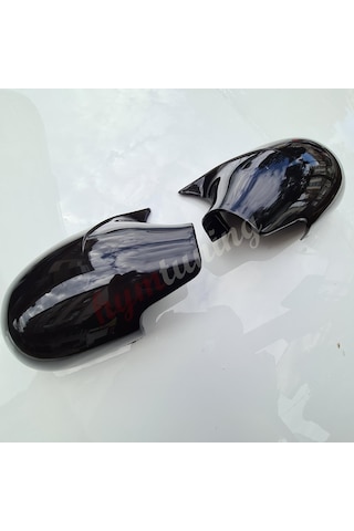 Peugeot 206 Batman Ayna Kapak Piano Black - M4 Model Parlak Siyah