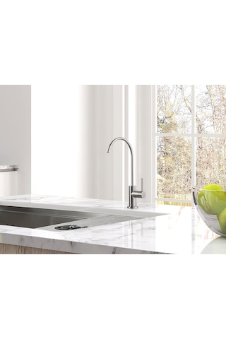 As09ss Paslanmaz Çelik Mutfak Su Filtresi Musluk Ro Musluk Çoğu Ters Ozmoz Birimi Veya Hava Boşluğunda Su Filtrasyon Sistemi İçin Paslanmaz Çelik