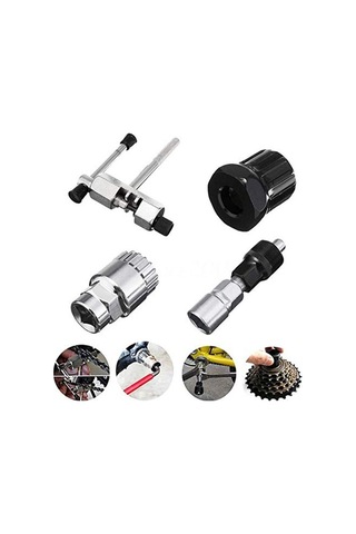 Artfulabode Zincir Tamir Seti, Renkli Hava Dişli Bisiklet Bakım Aleti, 5 Adet Açık & Nu Çok Renkli