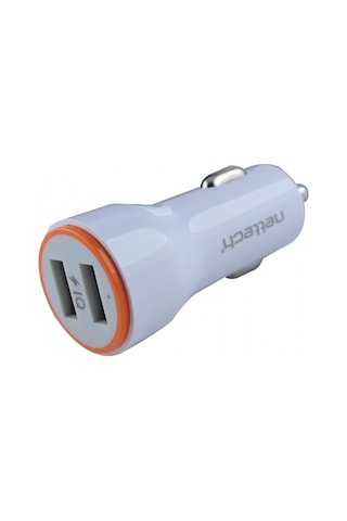 Nettech Nt-13 5w 2 Çıkışlı Lightning Kablo + Araç Şarj Aleti