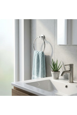 Eco Life Yuvarlak Havluluk Gri