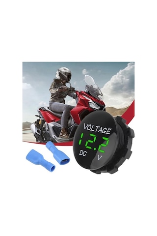 Maoyaya Akü Test Cihazı 12v, Voltmetre Akü Monitörü, Su Geçirimi Ölçer/