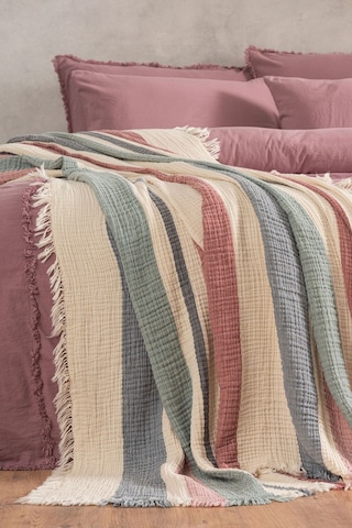 Varol 4 Katlı %100 Pamuk Müslin Pike & Yatak Örtüsü 230x250 Cm Bordo/230x250 Bordo