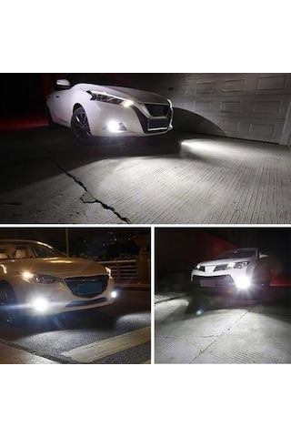 Süper Parlak 20smd H7 100w H4 Araba Led Gündüz Sürüş Sis Farı Lambası H4