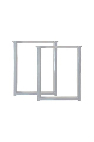 CVTdesign Metal Ayak Masif Kütük Sehpa Bench Bank Ayağı Profil Ayaklar