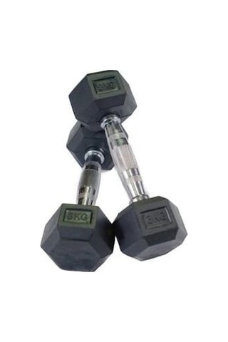 Dragondo Kauçuk Altıgen Dambıl 3 Kg