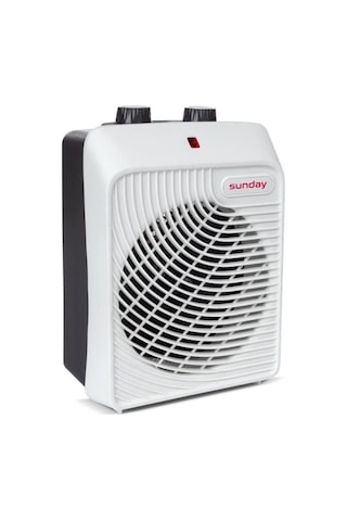 Sunday Fanlı Isıtıcı Kare Kutu Fan Fanlı Isıtıcı Sıcak - Soğuk 2000w Termostatlı