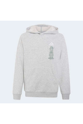 Adidas Minecraft Çocuk Gri Sweatshirt Ks9031