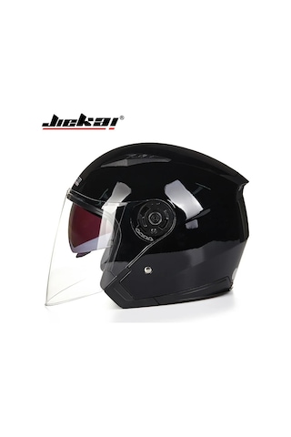 Erkek Ve Kadın Dört Mevsim Buğu Önleyici Çift Lensli Yarım Kask Beyaz