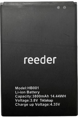 Tıklakap Reeder P13 Blue 2021 2022 Batarya Pil Hb001