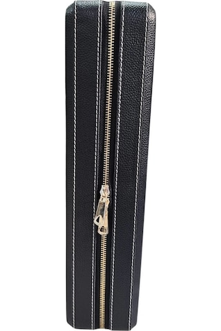 Deri Luxury 18 Li Saat Çantası,kutusu Fermuarlı Siyah 31x38 Cm Çok Renkli