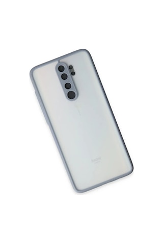 Xiaomi Redmi Note 8 Pro Kılıf Montreal Silikon Kapak - Gri -