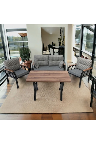 Tu Tienda Nergiz 2 1 1 Masa Bahçe Balkon Mobilyası,kazayağı Kazayağı