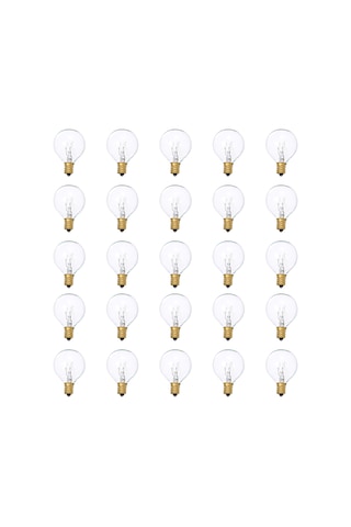 Konesam "25'li Paket G40 Tungsten Ampul - 7w, 220-240v, 3000 Saat Ömürlü, Suya Dayanıklı, E12 Duy"