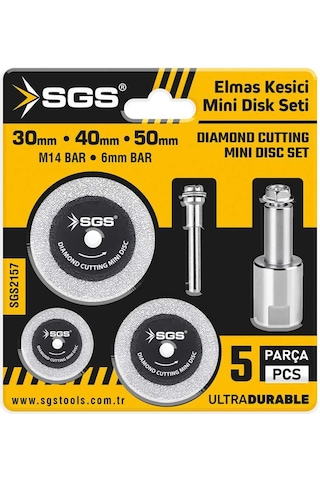 Sgs2157 Elmas Kesici Mini Disk Seti 5 Parça