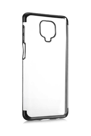 Xiaomi Redmi Note 9S Kılıf Zore Dört Köşeli Lazer Silikon Kılıf