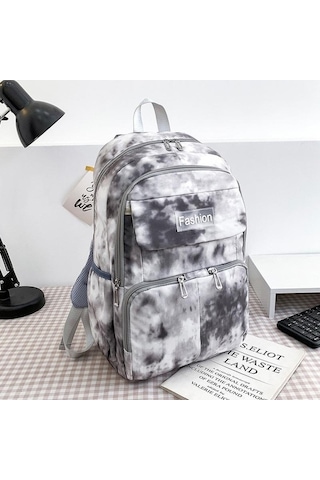 Luckydog Moda Mavi Büyük Serin Kadın Okul Sırt Çantası, Kız Kolej Kullanışlı Bayan Dizüstü Çantası Mavi