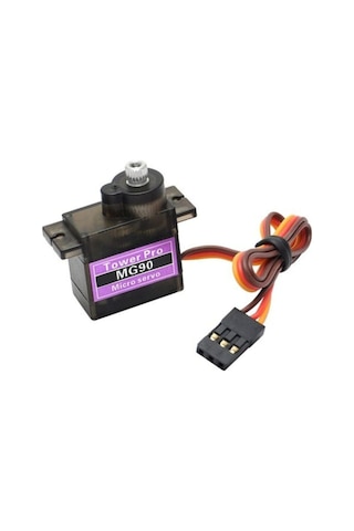Tower Pro Mg90 Micro Servo Motor Metal Dişli 180 Derece 9g Rodevino