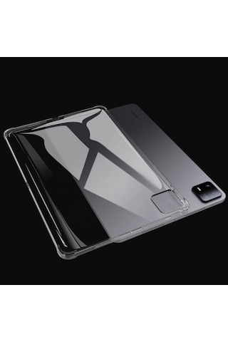 Xiaomi Pad 6 Kılıf Anti Shock Tablet Silikon - Şeffaf Arka Kapak