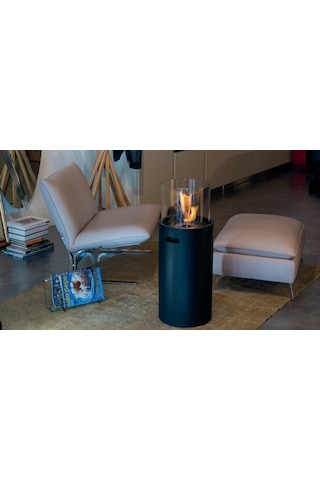 Starfire Torch Bioethanol Taşınabilir Şömine Siyah