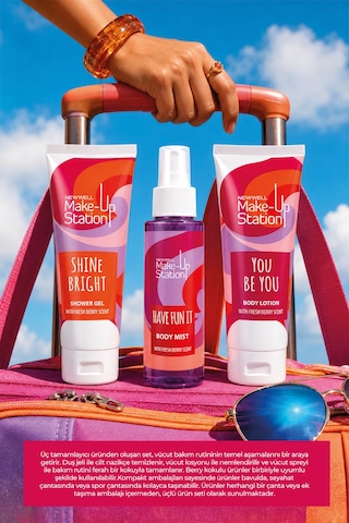 Make-up Station Be Proud Treat Yourself Travel Body Care Set 3 Lü Seyahat Vücut Bakım Seti Fresh