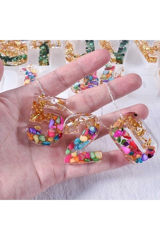 Deliksiz Kek Kalıbı Büyük Harfler Ve Rakamlar Kalıbı Silikon Çikolata Sabun Epoksi Reçine Kalıbı Goldcakes