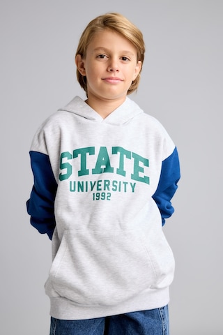 Defacto Overshırt Fıt Kapüşonlu İçi Yumuşak Tüylü Kalın Sweatshirt Erkek Çocuk I3178a826wngr400 Gri-gr400