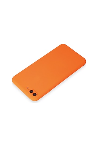 Cosmotex Newface Apple iPhone Uyumlu 7 Plus Kılıf First Silikon - Turuncu