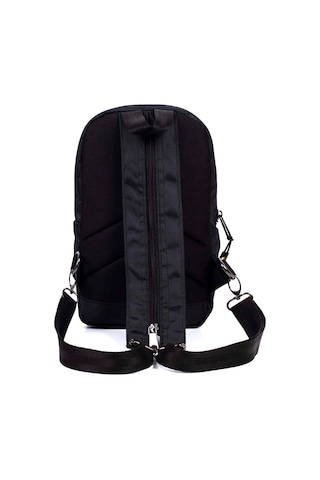 Newish Polo Erkek Kumaş Çapraz Göğüs Ve Omuz Çantası New158 - Siyah - Sarı