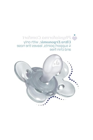 Ergonomik Silikon Emzik, 2'li 2-6 Ay