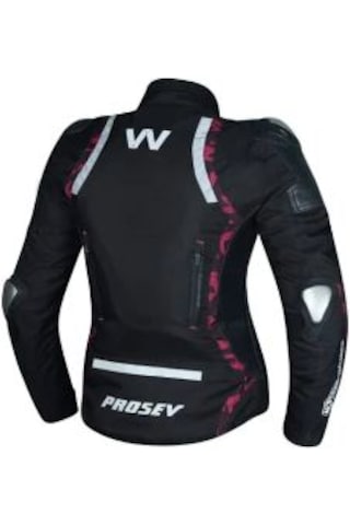 Prosev W51a Rose Kadın Deri Motosiklet Montu