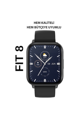 Logia FİT8 45 MM Silikon Kordon Akıllı Saat (Distribütör Garantili)
