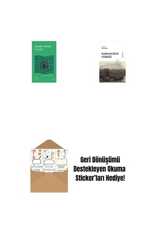 Everest Açıkhava 36 - Gençlik + Karanlığın Yüreği Ciltli + Okuma Sticker'ları
