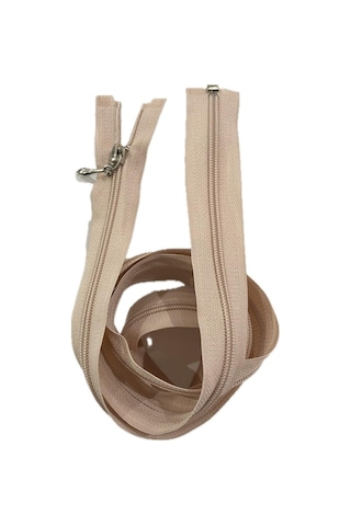 Ferace Fermuarı Pudra 110cm