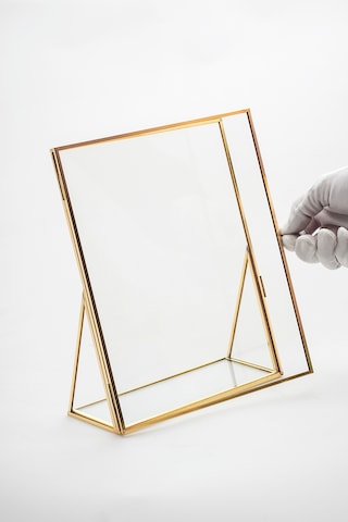Resim & Fotoğraf Çerçeveleri Masaüstü 20x20cm Pirinç & Gold