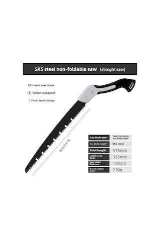 Yunboo Ev Ve Bahçe İçin El Testere, Hızlı Kesim, Sabit Kılavuz, Orman Ve Meyve Ağacı Budama, Dış Mekan Çalışmaları İçin El Aleti