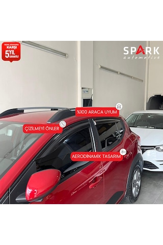 Dacia Sandero 2021- Yılı Ve Sonrası Uyumlu Cam Rüzgarlığı 4 Parça